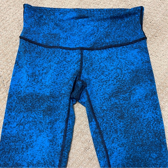 Lululemon Turquoise/Black Leggings - Picture 3 of 4